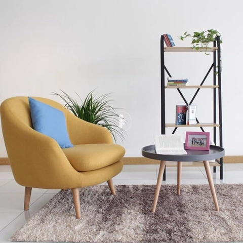 Kệ Trang Trí Furnist Leto 4 Tầng - Ván Màu Bất Kỳ